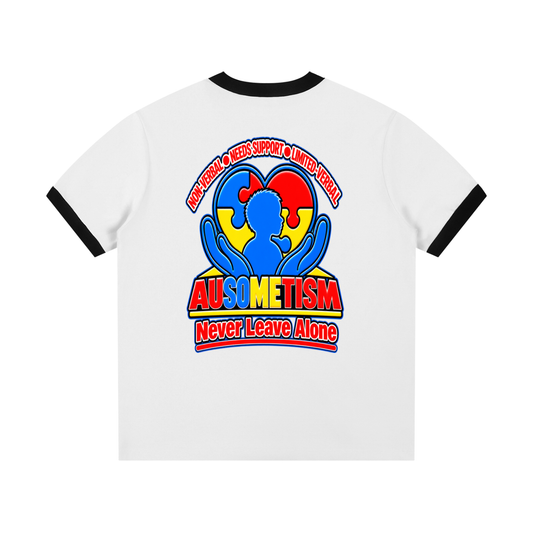 The Ausometism baseball shirt for kids doublesided