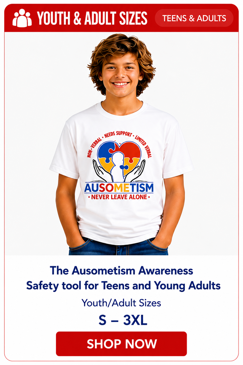 The Ausometism safety tool for youth teens and young adults