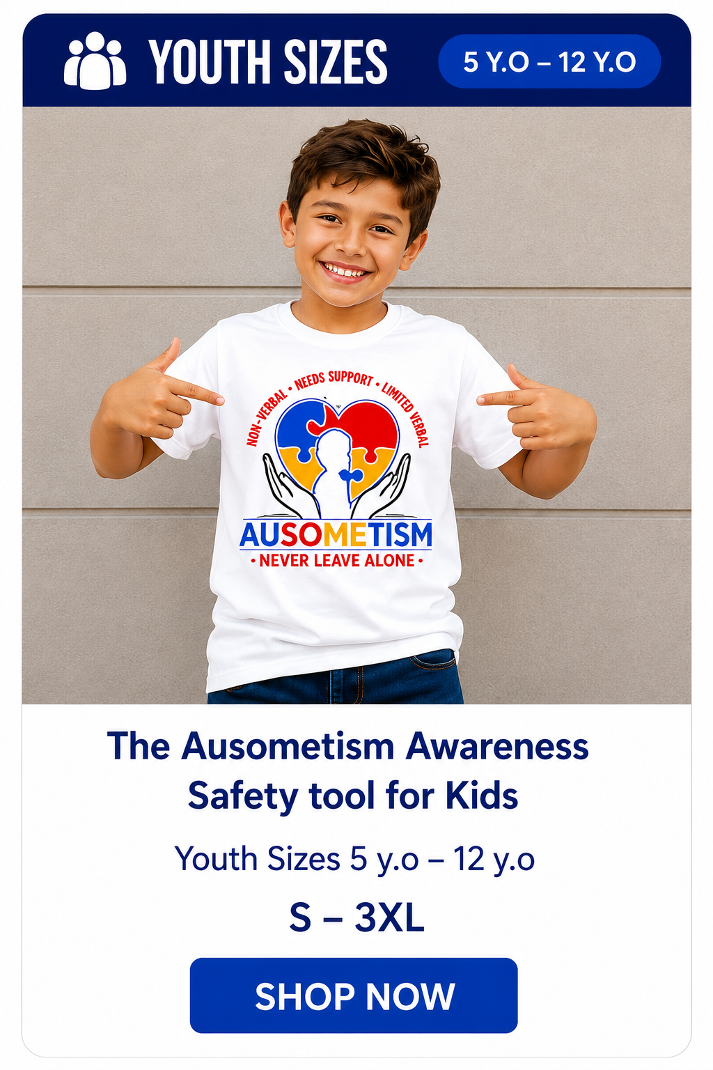 The ausometism safety tool for kids and youth