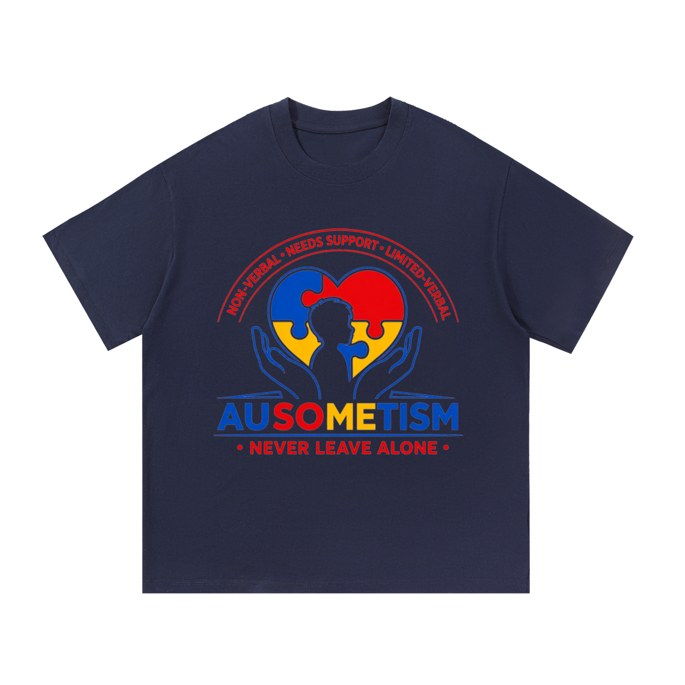 The Ausometism Safety tool Apparel for youth and young adults in navy blue
