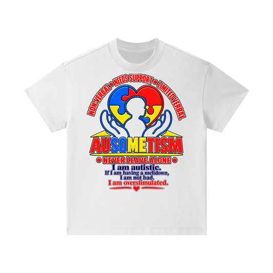 Ausometism -Overstimulated-Kids Youth white
