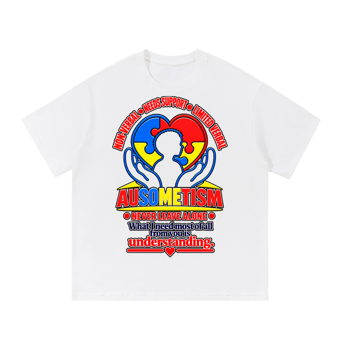 Ausometism-Understanding for teens, Adults white