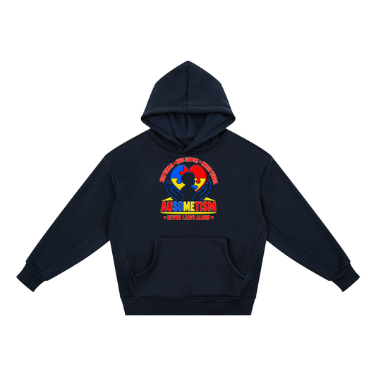 The Ausometism Autism Hoodie for Kids Navy Blue