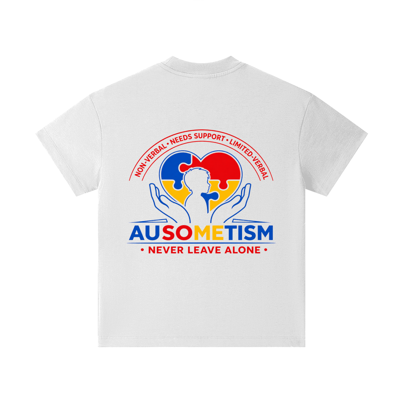 The Ausometism Safety tool for kids youth in WHITE double sided
