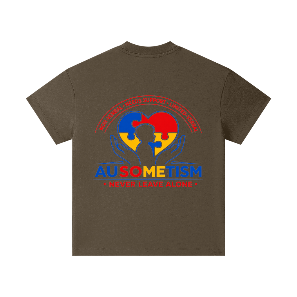 The Ausometism Safety tool for kids and youth Double-sided in BROWN