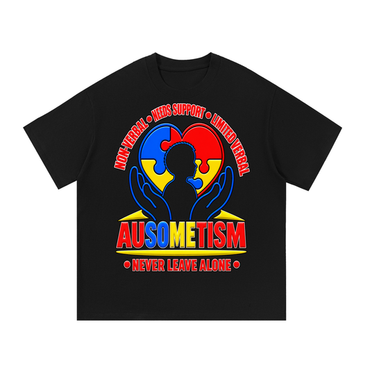 The Ausometism Safety Tool Apparel for teens adults black single sided